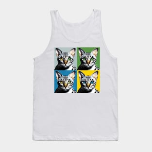 Egyptian mau Pop Art - Cat Lovers Tank Top